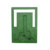 fridge magnet lighthouse green