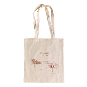 tote bag old harbour chania