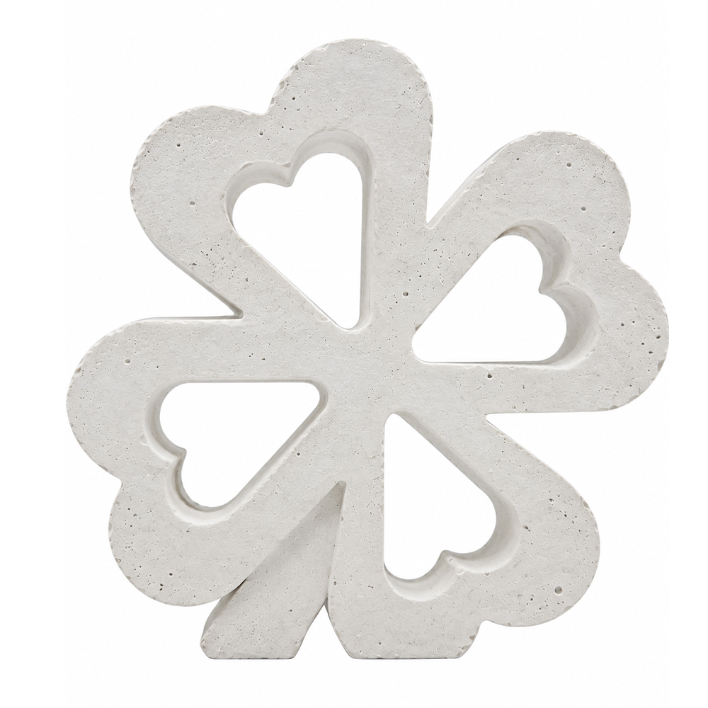concrete clover white