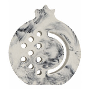 concrete pomegranate moon white marble